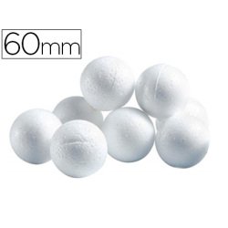 Boule cellulose univers de piwi diamètre 60mm coloris blanc sachet 20 unités