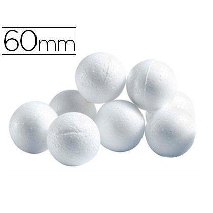 Boule cellulose univers de piwi diamètre 60mm coloris blanc sachet 20 unités