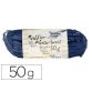 Raphia végétal brin 1m pelote 50g coloris bleu