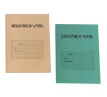 Registre appel journalier éditions fuzeau couverture 250g/m2 a4 210x297mm découpé