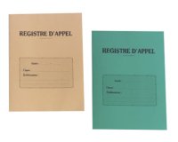 Registre appel journalier éditions fuzeau couverture 250g/m2 a4 210x297mm découpé