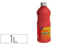 Gouache lefranc bourgeois non toxique fluide grande couvrance coloris carmin flacon 1000ml