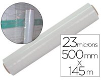 Film étirable 500mmx145m épaisseur 23 microns bonne adhérence transparent