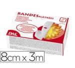 Bande plâtrée das 8cmx3m boîte 20 unités