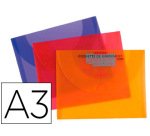 Pochette de rangement à dessin, en PP, 340 x 470 mm