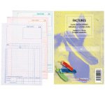 Manifold rouge papier 140x210mm 50 triplis factures