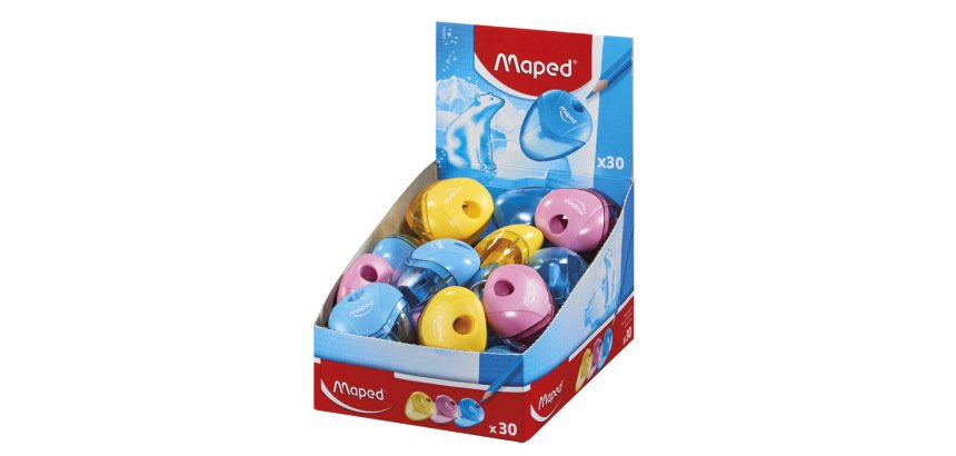 Taille crayon maped i-gloo eject 80x145x127 coloris      assortis présentoir 30u