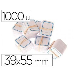 Etiquette à suspendre, 39 x 55 mm, perforé, ligné