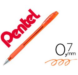 Stylo-bille pentel feel-it écriture moyenne pointe 0.7mm encre coloris orange