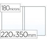 Pochette pvc porte-documents 18/100e 220x350mm coloris transparent