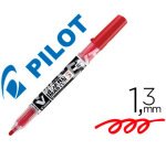 Marqueur pilot v board master rechargeable pointe conique extra fine 1.3mm encre liquide base alcool couleur vive rouge