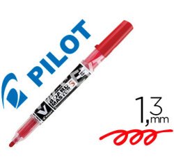 Marqueur pilot v board master rechargeable pointe conique extra fine 1.3mm encre liquide base alcool couleur vive rouge