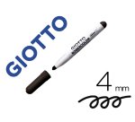 Marqueur giotto robercolor effaçable tableau blanc pointe medium ogive 4 mm coloris noir