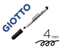 Marqueur giotto robercolor effaçable tableau blanc pointe medium ogive 4 mm coloris noir