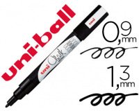 Marqueur uniball craie chalk marker pointe conique fine 0.9/1.3mm craie liquide noir
