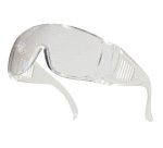 Lunettes visiteur deltaplus piton polycarbonate monobloc uv400 incolore