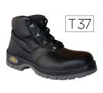 Chaussure haute cuir croupon pigmenté mesh polyamide semelle pu bi-densité coloris noir taille 37 paire