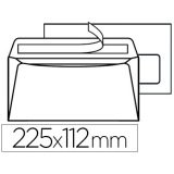 Enveloppe gpv dl+ 112x225mm 90g adhésive fermeture rapide sécurisée définitive fenêtre 45x100mm blanche boîte 500 unités