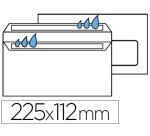 Enveloppe gpv dl+ 112x225mm 90g adhésive fermeture rapide sécurisée définitive fenêtre 45x100mm blanche boîte 100 unités