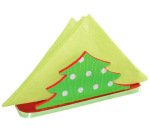 Porte-serviettes culture club à décorer forme sapin mdf 16x5x6cm