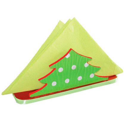 Lot de 6 porte-serviettes en bois sapin à décorer, 16 x 5 x 6 cm