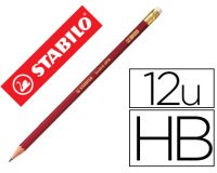 Crayon graphite stabilo swano hb corps hexagonal usage courant bout gomme