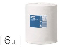 Tork papier d'essuyage basic pour distributeur à dévidage  central blanc m2 lot de 6