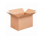 Caisse américaine kraft 600x400x400mm simple cannelure livrée à plat écru .