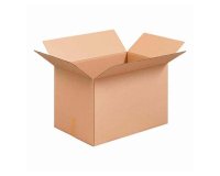 Caisse américaine kraft 600x400x400mm simple cannelure livrée à plat écru .