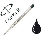 Recharge parker stylo-bille métal pointe large coloris noir