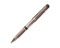 Stylo-bille uniball signo broad écriture large 0.8mm pointe 1mm grip caoutchouc encre gel résistant eau lumière argent