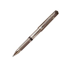 Stylo-bille uniball signo broad écriture large 0.8mm pointe 1mm grip caoutchouc encre gel résistant eau lumière argent