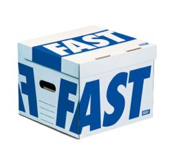 10 Conteneur D'Archivage Cube Fast Manuel Bleu