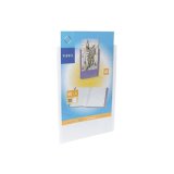 Protège-documents viquel personnalisable polypropylène 5/10e a4 240x310mm 60 vues ouverture 180 degrés coloris blanc