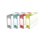 Pack 20 boites d'archivage Elba d10 automatique assorti