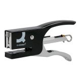 Pince agrafeuse q-connect métal agrafes n.10 résistance capacité agrafage 12f coloris noir