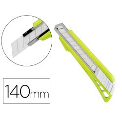 Cutter large xd-43 q-connect lame retractable              interchangeable en ceramique  18mm precoupee guide lame