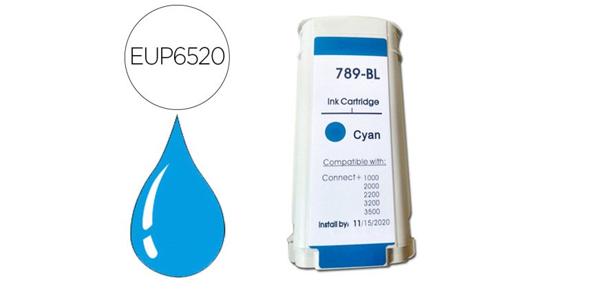 Cartouche d'encre compatible pitney bowes cyan
