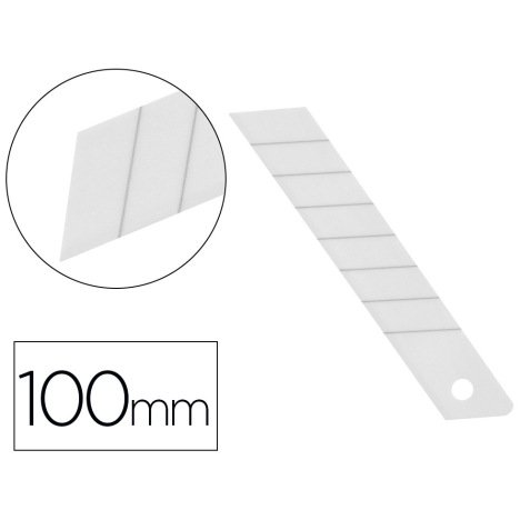 Lame 18mm de rechange q-connect pour cutter kf17106 blister 5 unites