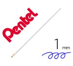 Recharge pour stylo-bille retractable pentel bx470 izee pointe large 1mm encre bleue  sachet 2 unites