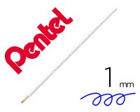 Recharge pour stylo-bille retractable pentel bx470 izee pointe large 1mm encre bleue  sachet 2 unites