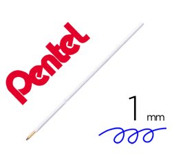 Recharge pour stylo-bille retractable pentel bx470 izee pointe large 1mm encre bleue  sachet 2 unites