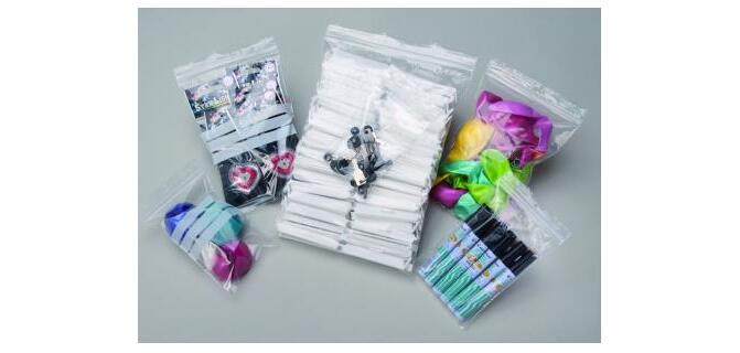 Sachet transparent ecoclip polyethylene basse densite    fermeture zip trou pbag16     6mm 18x25cm 100 unites