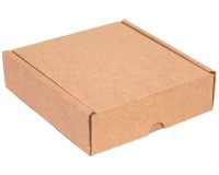 Boite expedition postale kraft brun petit format       solide rigide renforts        exterieurs montage facile