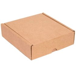 Boite expedition postale kraft brun petit format       solide rigide renforts        exterieurs montage facile