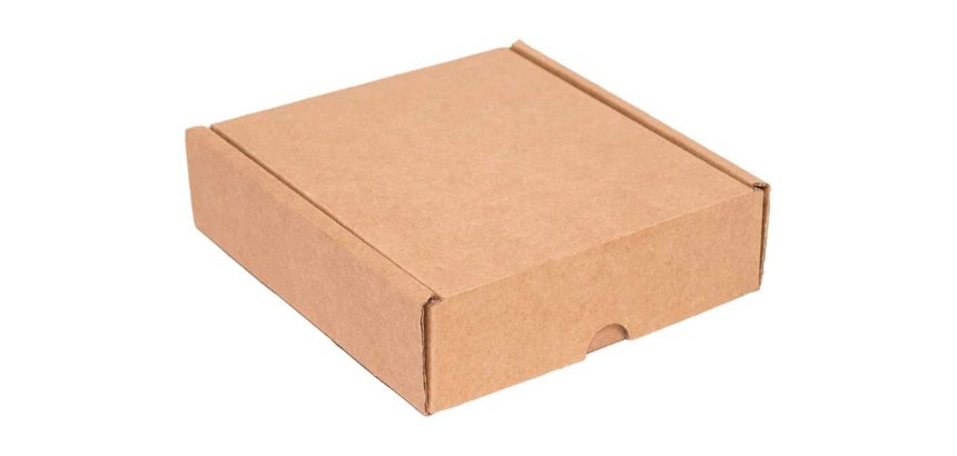 Boite expedition postale kraft brun petit format       solide rigide renforts        exterieurs montage facile