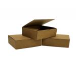 Boite expedition postale kraft brun petit format       solide rigide renforts        exterieurs montage facile