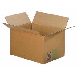Caisse americaine lne10 carton ondule simple          cannelure 55x35x33cm