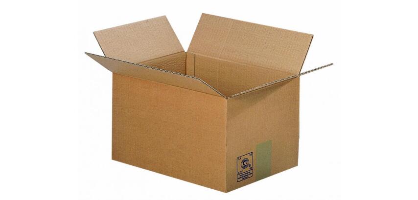 Caisse americaine lne10 carton ondule simple          cannelure 55x35x33cm