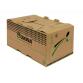 Caisse multi-usage boxina double cannelure empilable    stockage demenagement         53x35x26,8cm